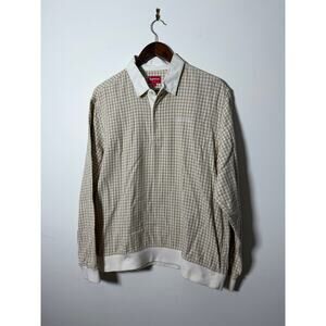 supreme plaid checkered polo